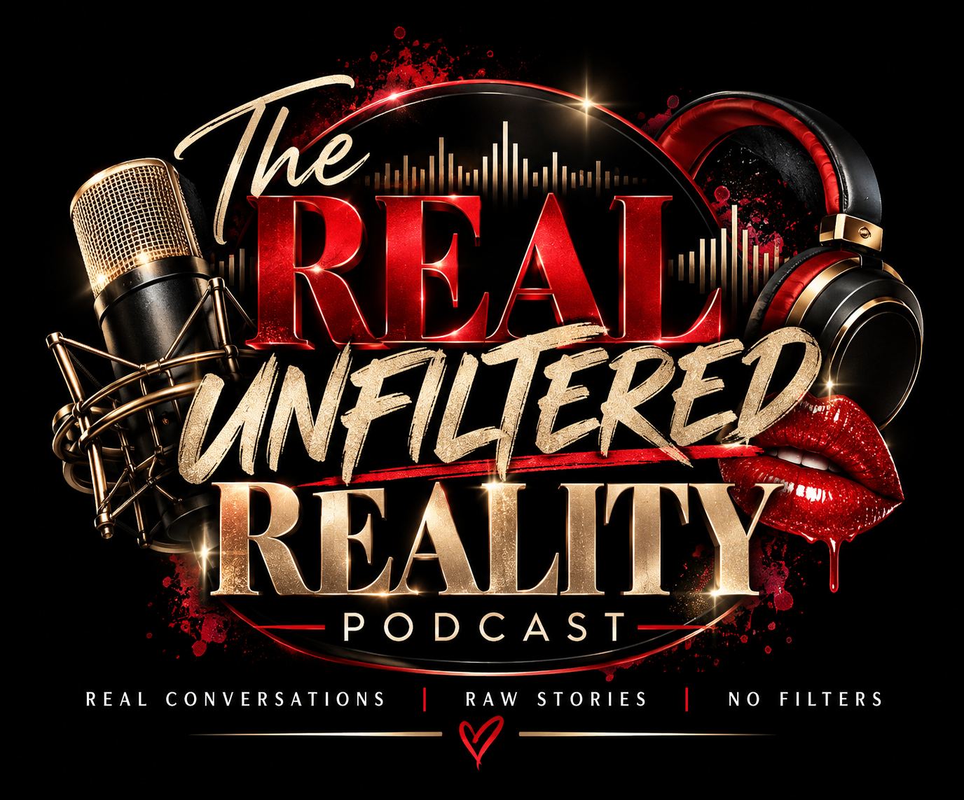 The Real Unfiltered Reality Podcast official logo